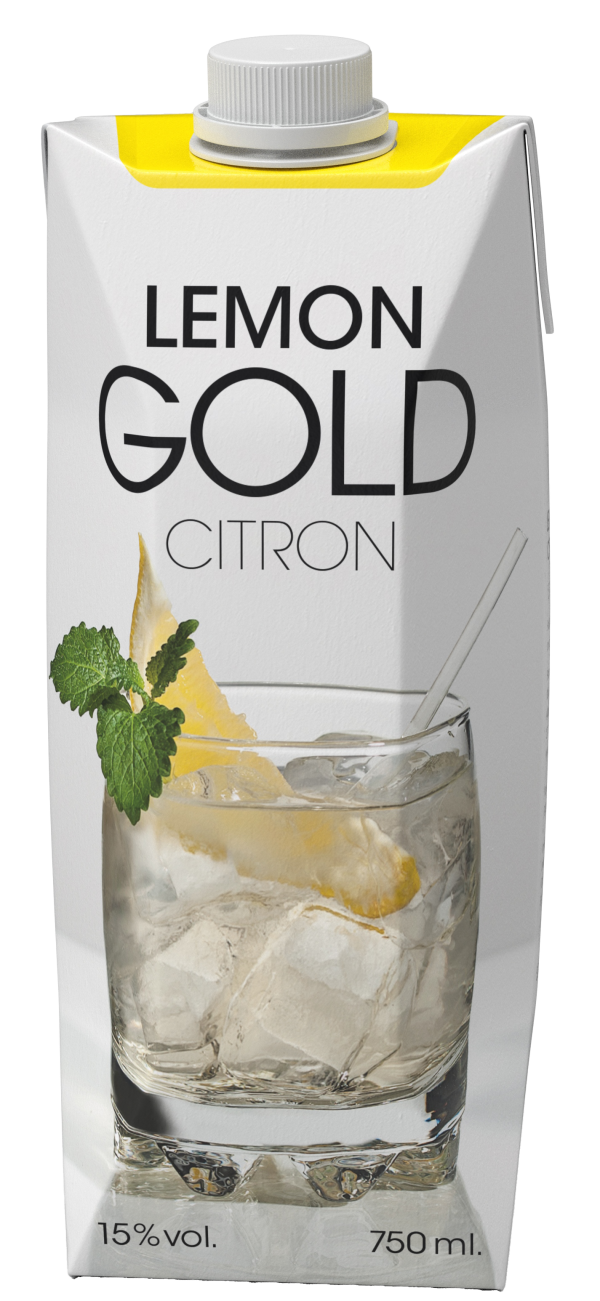 Lemon Gold smaksatt vin med citron