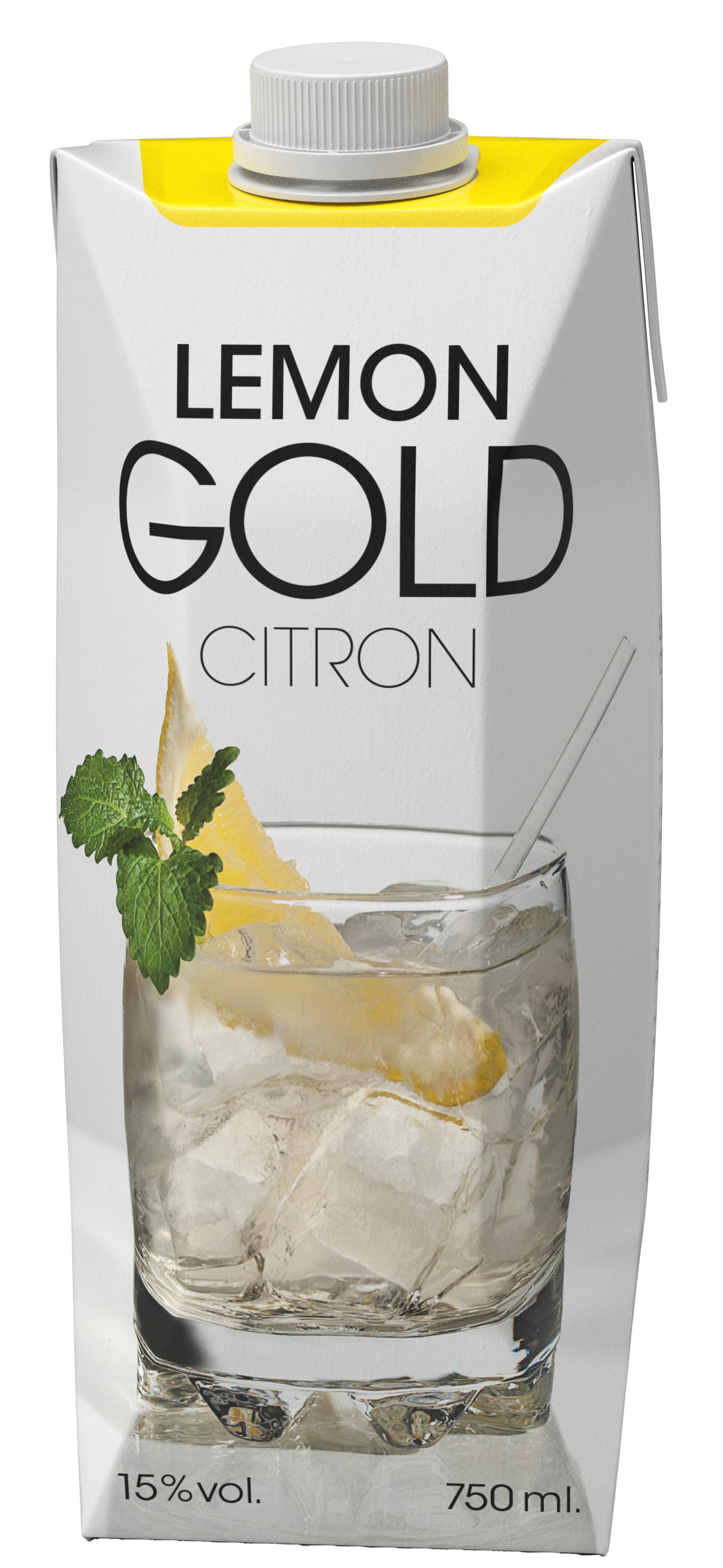 Lemon Gold smaksatt vin med citron
