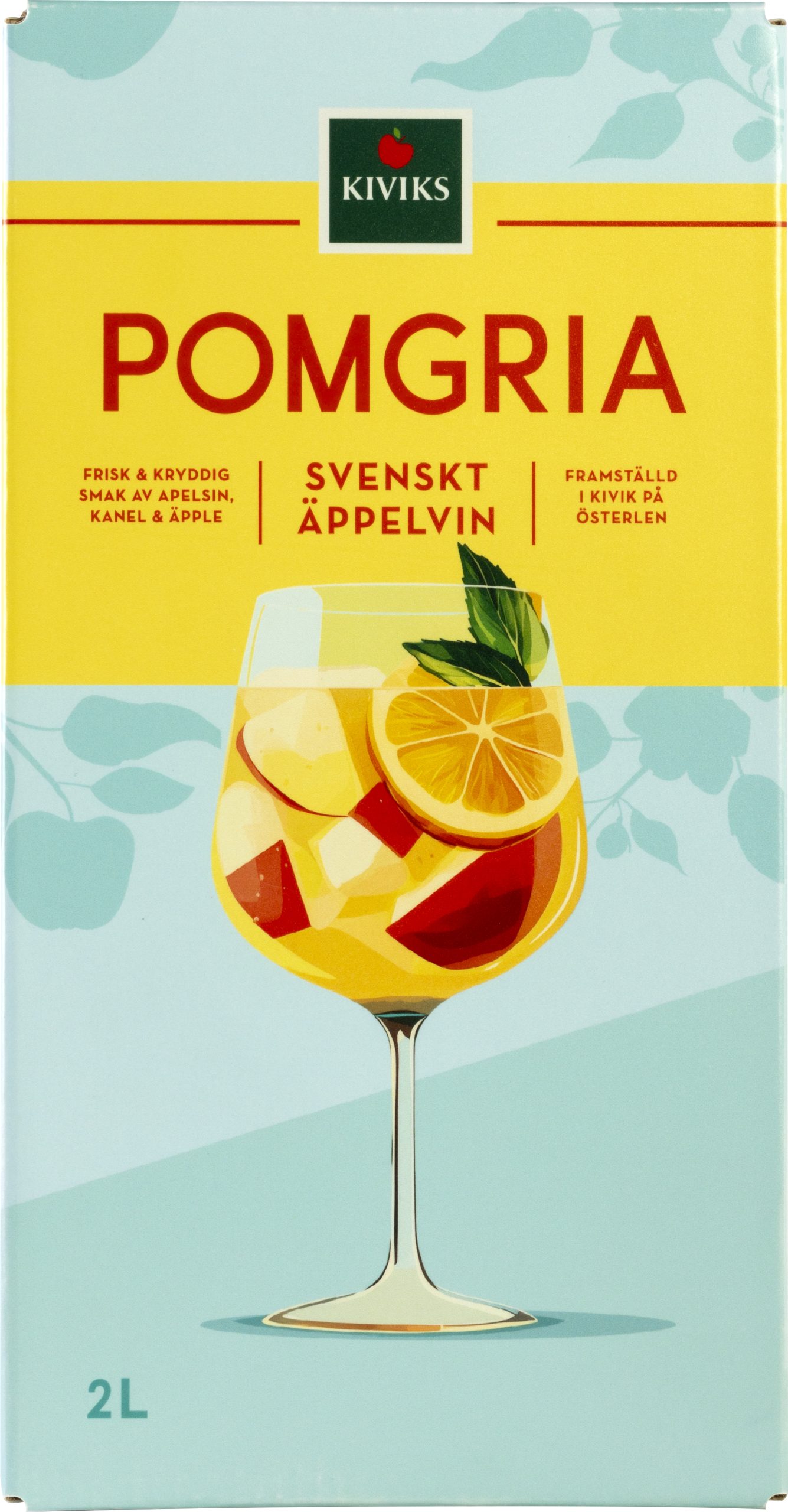 Pomgria äppelvin med apelsin och kanel